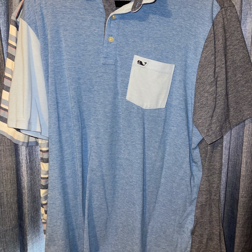 Vineyard Vines Tshirt Material Polo
